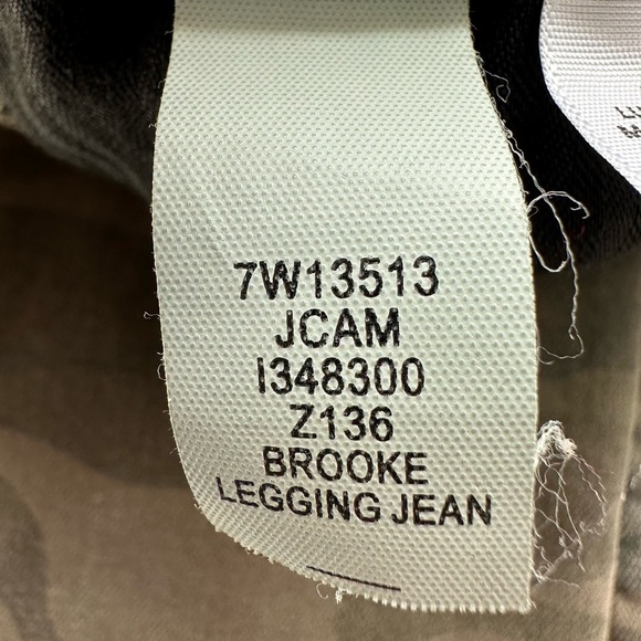 Lucky Brand Brooke Stretch Legging Jean Khaki Green Camouflage Size 2/26 - Picture 12 of 16